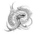leviathan tattoo design idea