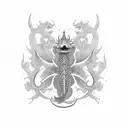 leviathan tattoo design idea