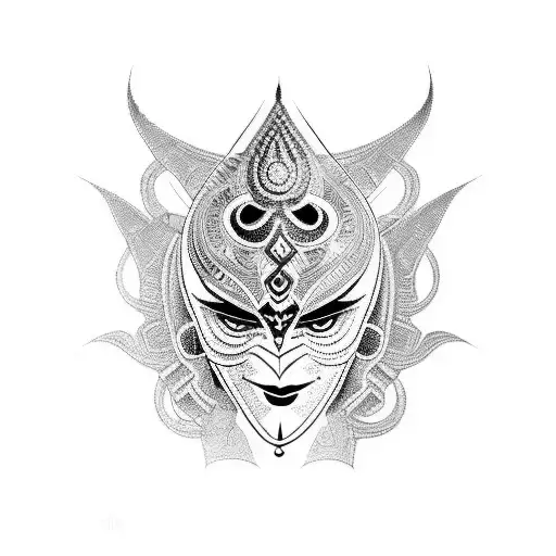rudra tattoo design idea