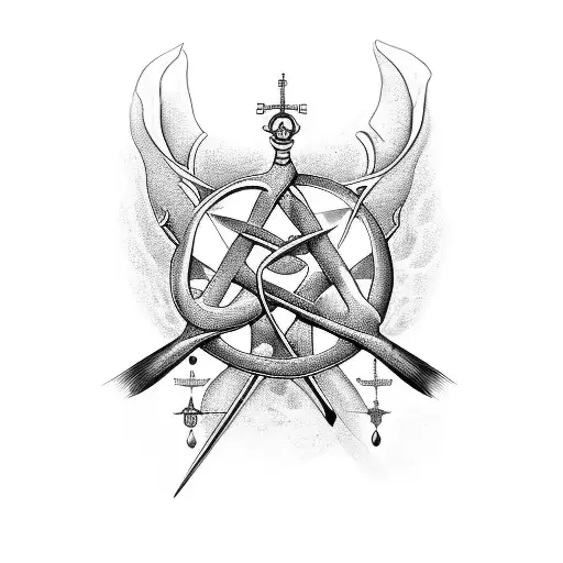 biblically accurate Ophanim, 4k, max detail, unique design with other elements surrounding tattoo design idea