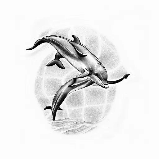 dolphin tattoo design idea