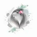 kiwi bird superimposed on an anchor tattoo design idea