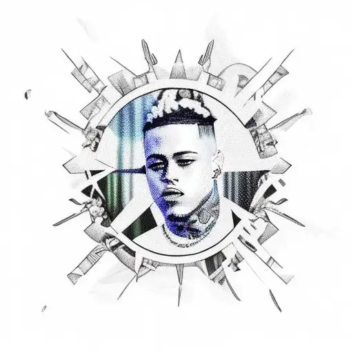xxxtentacion  tattoo design idea