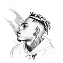 xxxtentacion  tattoo design idea