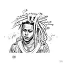 xxxtentacion  tattoo design idea