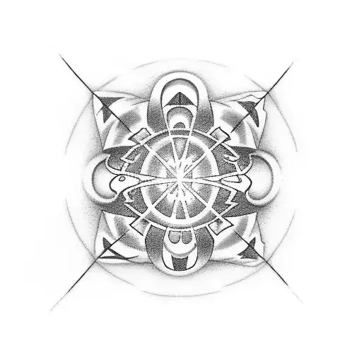 A dotwork tattoo of a Marvel comic book cover featuring the client's favorite superheroes, with musical notes and the names Rachael, Lilah, Leah, Nevaeh, Tyson, and Marcus subtly integrated into the design, representing the client's passions and favorite things. tattoo design idea