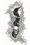 perspective change tattoo design idea