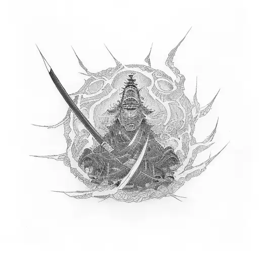 ronin, "this too shall pass" quoted in japanese tattoo design idea