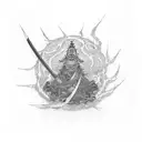 ronin, "this too shall pass" quoted in japanese tattoo design idea