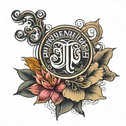 my name Puventhira in tamil tattoo design idea