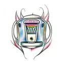 jukebox tattoo design idea