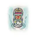 jukebox tattoo design idea