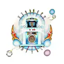 jukebox tattoo design idea