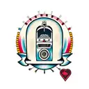 jukebox tattoo design idea