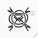 Greek script  tattoo design idea