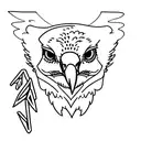 peregrine falcon tattoo design idea