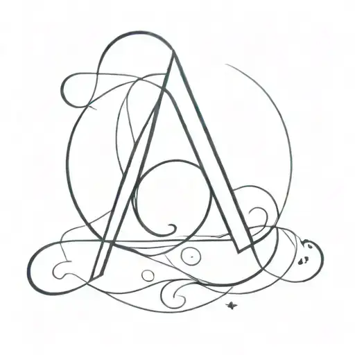 combine letters "M, E" tattoo design idea