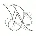 combine letters "M, E" tattoo design idea