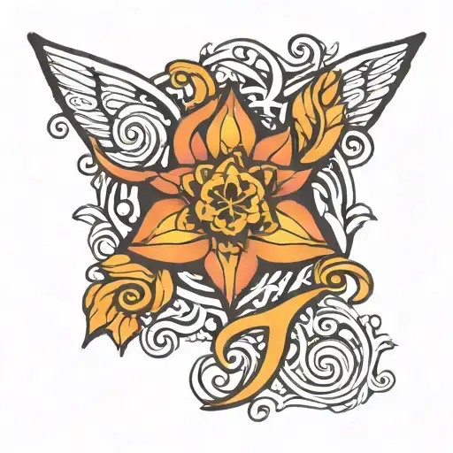 adoption symbol tattoo design idea