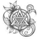 adoption symbol tattoo design idea