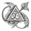 adoption symbol tattoo design idea