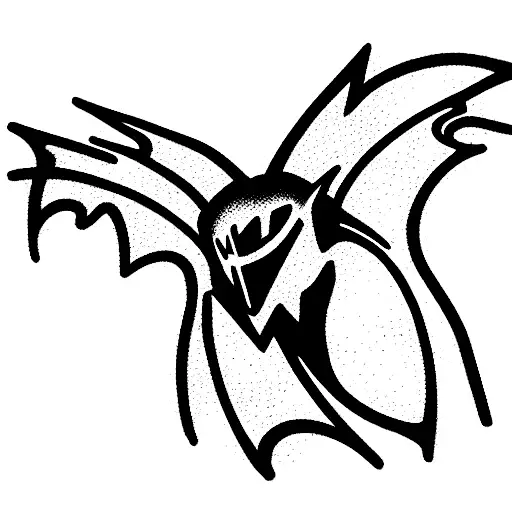 thrasher metalhead tattoo design idea