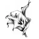 calla lily tattoo design idea