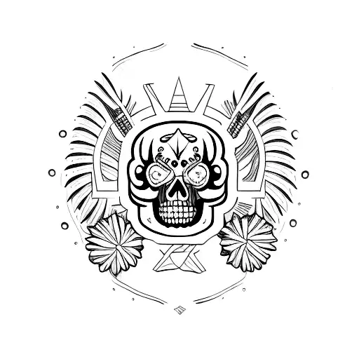 croix cubaine tequila tattoo design idea
