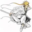 Bleach anime tattoo design idea