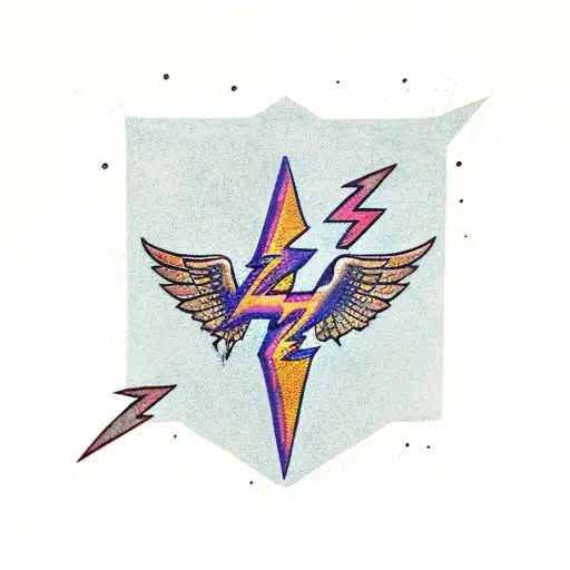 Harry Potter lightning bolt Superman symbol tattoo design idea