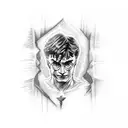 Harry Potter scar Superman tattoo design idea