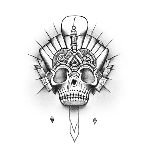 Inca empire tattoo design idea