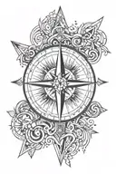 compass arrow tattoo design tattoo design idea