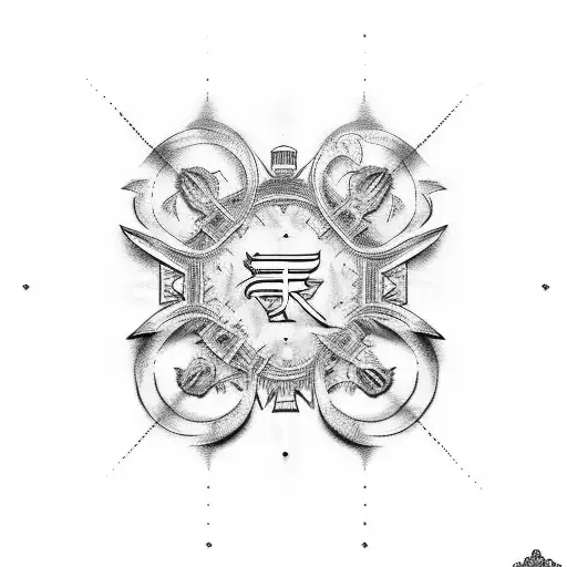 birthday of mother Roman numerals man tattoo design idea