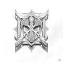 Roman numerals rib tattoo design idea