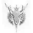 Roman numerals rib tattoo design idea