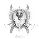 Roman numerals rib tattoo design idea