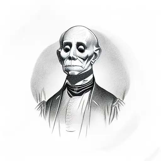 Dead presidents in my pocket vote for me tattoo design idea