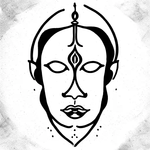shiva krishna bhrama tattoo design idea