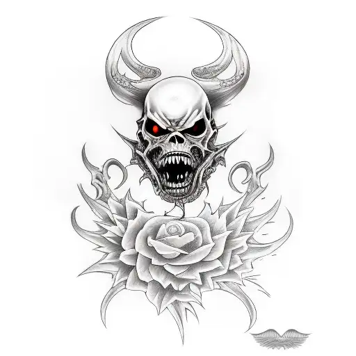 shinigami tattoo design idea