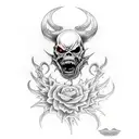 shinigami tattoo design idea