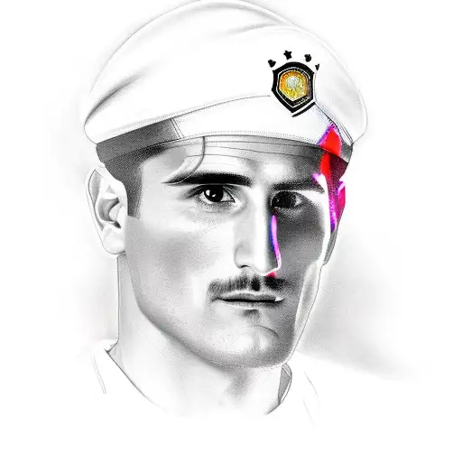 Mario Gomez in Germany Kit with all of his Clubs tattoo design idea