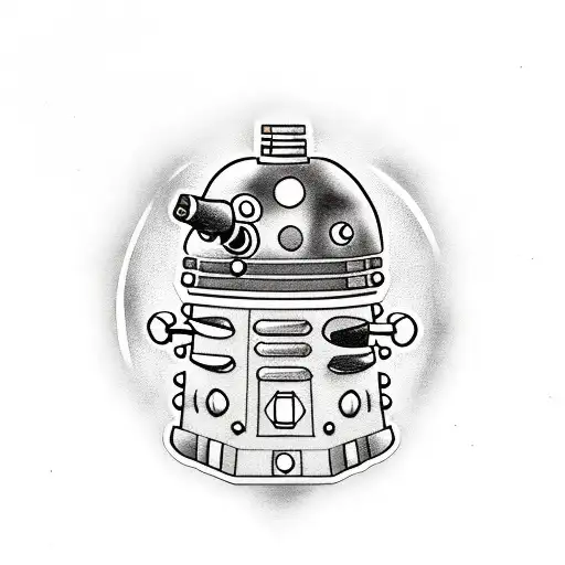 dalek tattoo design idea