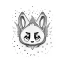 mace aggretsuko tattoo design idea