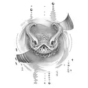 water ski  tattoo design idea