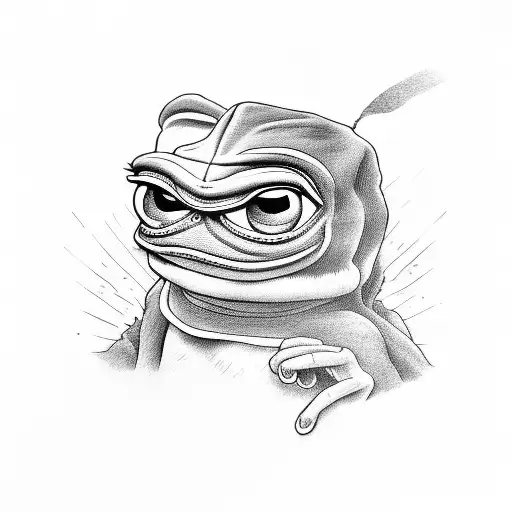 pepe the frog tattoo design idea