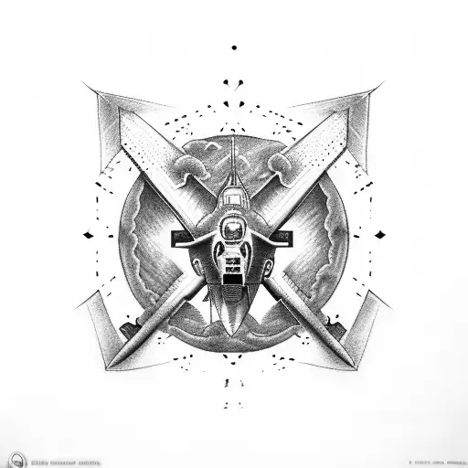 Avro Vulcan, Spitfire, Dragon, AOT, GOT tattoo design idea