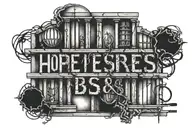 hope is prison bars tattoo design idea