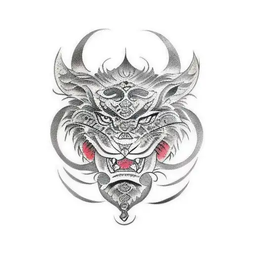 scar cover up tattoo design idea