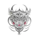 scar cover up tattoo design idea